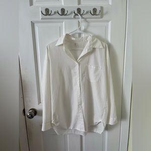 white button up